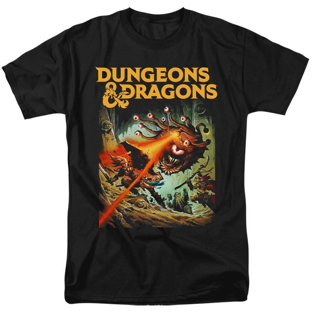 Dungeons And Dragons Beholder Strike Adult 181 T Shirt Black